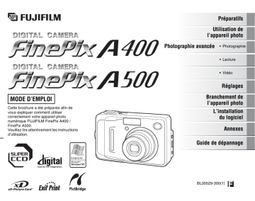 Manuel du propriétaire | Fujifilm FinePix A400 Appareil photo numérique Manuel utilisateur | Fixfr