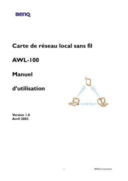 BenQ AWL-100 Manuel utilisateur