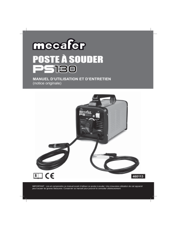 Mecafer Shunt 130A Mode d'emploi | Fixfr
