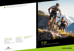 Cannondale F-Si 2015-2017 Manuel du propriétaire