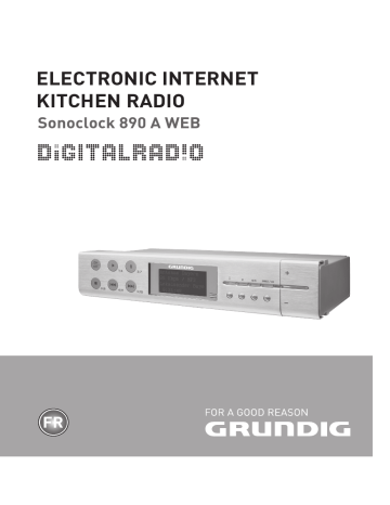 Manuel du propriétaire | Grundig Sonoclock 890A WEB Manuel utilisateur | Fixfr