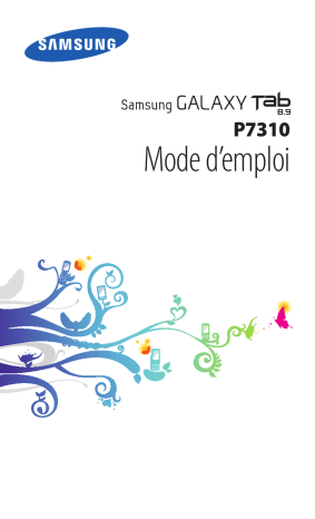 GT-P7310 | Samsung GALAXY Tab 8.9 Manuel utilisateur | Fixfr