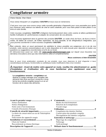 Manuel du propriétaire | sauter CFA102 Manuel utilisateur | Fixfr