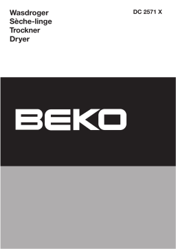 Beko DC 2571 X Manuel utilisateur