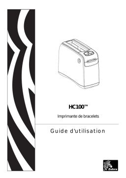 Zebra HC100 Manuel utilisateur