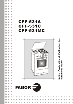 Fagor CFF-531MC Manuel utilisateur