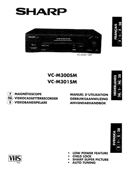Sharp VC-M300SM/M301SM Manuel utilisateur