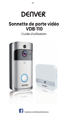Denver VDB-110 Video Doorbell Manuel utilisateur | Fixfr
