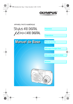 Olympus Stylus 410 Digital Manuel utilisateur