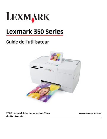 Manuel du propriétaire | Lexmark P350 Manuel utilisateur | Fixfr