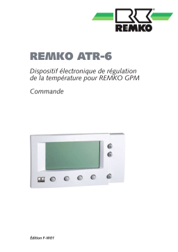 Remko ATR-6 Manuel utilisateur