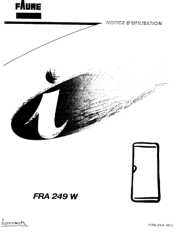Manuel du propriétaire | Faure FRA249W Manuel utilisateur | Fixfr