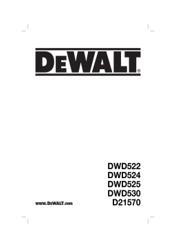DeWalt DWD524KS Mode d'emploi