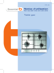 ESSENTIELB ETG 43IETG 53I Manuel utilisateur