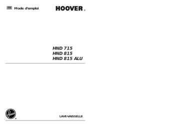 Manuel du propriétaire | Hoover HND 815 Manuel utilisateur | Fixfr