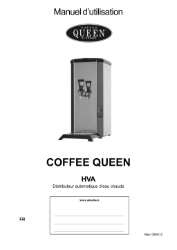 Coffee Queen HVA Manuel utilisateur