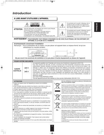 Manuel du propriétaire | Sherwood RD-8504 Manuel utilisateur | Fixfr