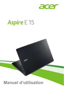 Acer Aspire E 15 Serie - E5-553G Manuel utilisateur