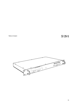 Sennheiser SI 29 Manuel utilisateur