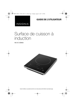 Insignia NS-IC1ZBK8 11.4" Electric Induction Cooktop Mode d'emploi