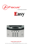 Focus Easy Manuel utilisateur