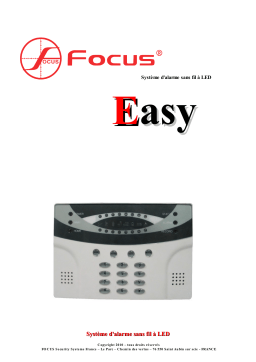 Focus Easy Manuel utilisateur