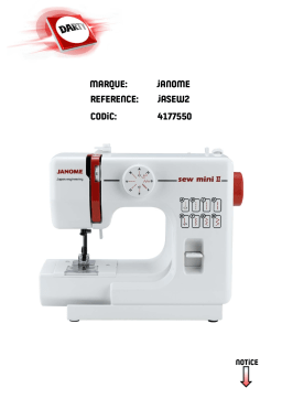 JANOME JASEWII Manuel utilisateur