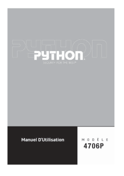 Python 4706P Manuel utilisateur