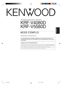 Kenwood KRF-V4080D Manuel utilisateur