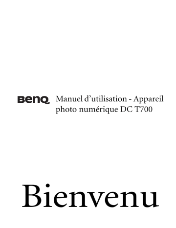 Manuel du propriétaire | BenQ C800 Manuel utilisateur | Fixfr