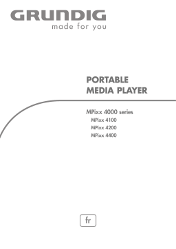Grundig MPixx 4400 Manuel utilisateur