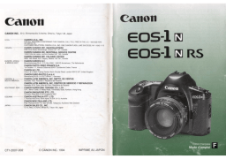 Canon EOS 1N RS Manuel utilisateur