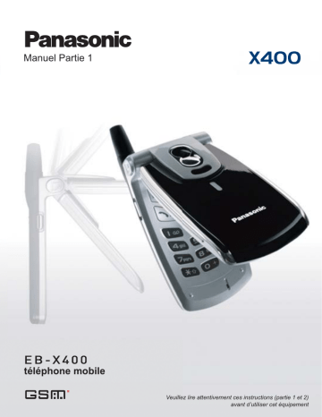 Panasonic X400 Manuel utilisateur | Fixfr