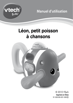 VTech LEON PETIT POISSON A CHANSONS Manuel utilisateur