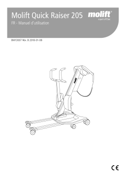 Molift Quick Raiser 205 Hoist Manuel utilisateur