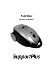 SUPPORTPLUS ASPIRATEUR 2200 W SP-BSS-2200-3-BS Manuel utilisateur