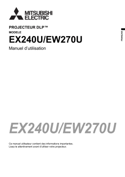 Mitsubishi @EW270U Manuel utilisateur