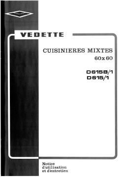 Vedette D615B Manuel utilisateur