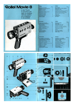 Rollei Movie 8 Manuel utilisateur