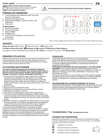 Mode d'emploi | Indesit YT CM10 7B FR Manuel utilisateur | Fixfr