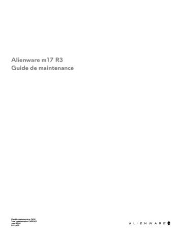 Alienware m17 R3 Laptop Manuel utilisateur | Fixfr