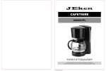 Jeken CM2021PL Cafeti&egrave;re Manuel utilisateur