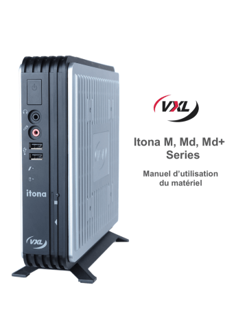 Vxl Itona Md and Md+ Series Mode d'emploi | Fixfr