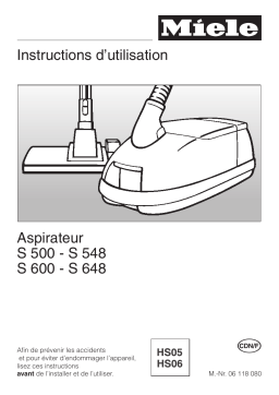 Miele S 600 Manuel utilisateur