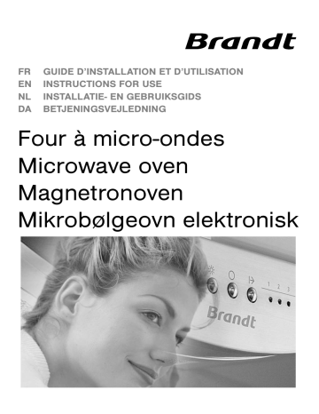 Manuel du propriétaire | Brandt MM1020B Manuel utilisateur | Fixfr