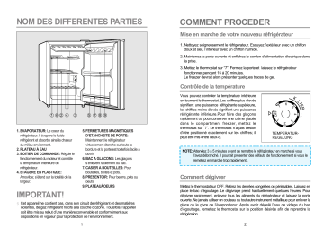 Manuel du propriétaire | Daewoo FR-092 Manuel utilisateur | Fixfr