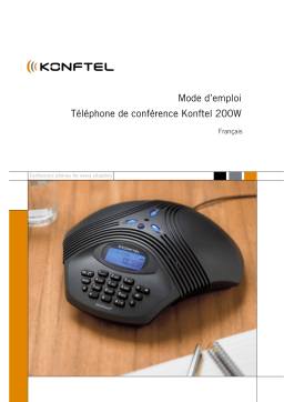 Konftel 200W Manuel utilisateur