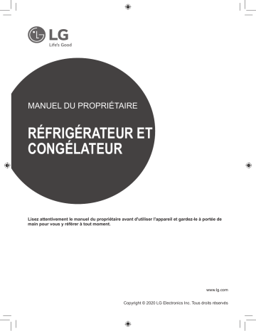 LG GR-Q29FTQKL Manuel du propriétaire | Fixfr