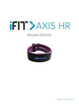 Icon iFit Axis HR - IFAXJL115 Manuel utilisateur