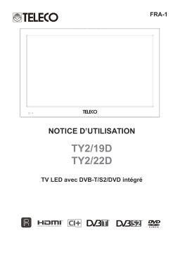 Teleco Televisore Led TY2/19D - TY2/22D Manuel utilisateur